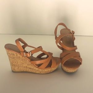 Cork Wedge Sandals